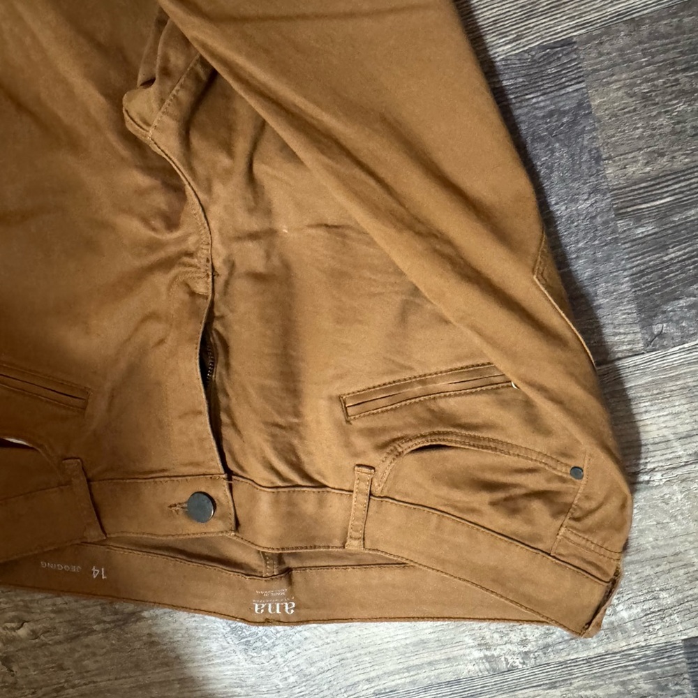 a.n.a Women's Tan Jeggings - Slim Fit Stretch Pants